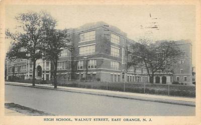 High School East Orange, New Jersey Postcard