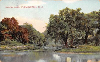 Raritan River Flemington, New Jersey Postcard