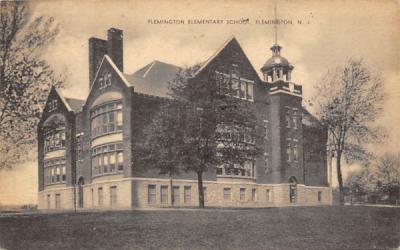 Flemington Elementary School New Jersey Postcard