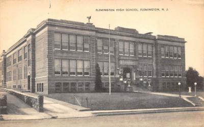 Flemington High School New Jersey Postcard