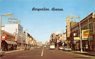 Bergenline Avenue Hudson County, New Jersey Postcard