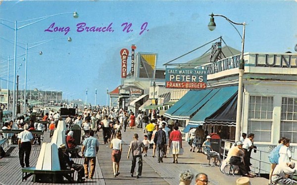  Boardwalk in Long Branch New Jersey: Posters & Prints