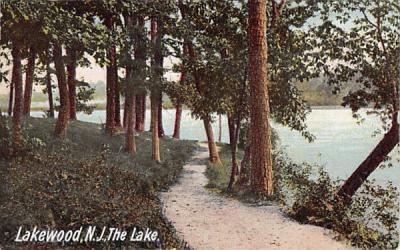 The Lake Lakewood, New Jersey Postcard