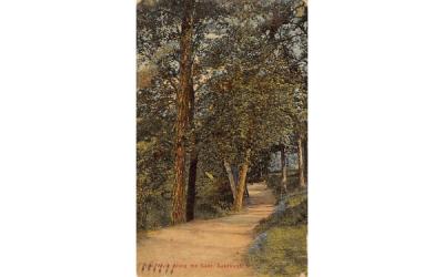 The Walk Along the Lake Lakewood, New Jersey Postcard