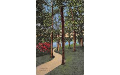 Lake Path Lakewood, New Jersey Postcard