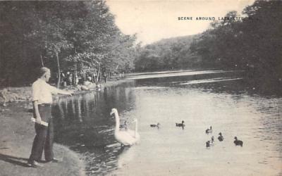 Scene Around Lafayette, N. J., USA New Jersey Postcard