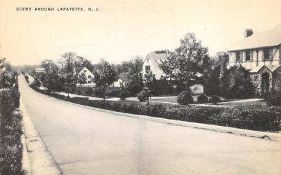 Scene Around Lafayette, N. J., USA New Jersey Postcard