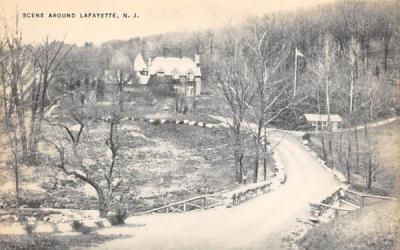 Scene Around Lafayette, N. J., USA New Jersey Postcard