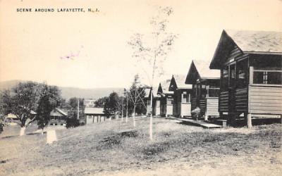 Scene Around Lafayette, New Jersey Postcard