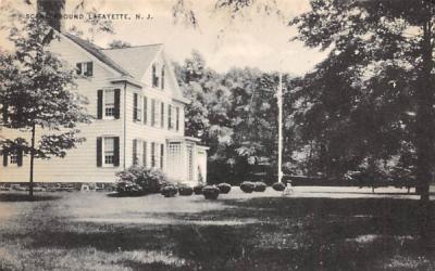 Scene Around Lafayette, New Jersey Postcard