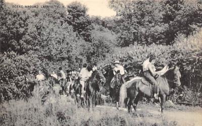 Scene Around Lafayette, New Jersey Postcard