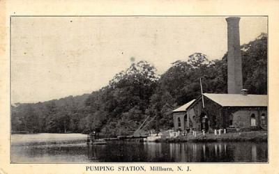 Pumping Station Millburn, New Jersey Postcard