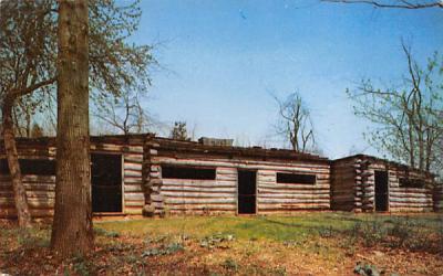 Reconstructed Army Hopital Hut Morristown, New Jersey Postcard