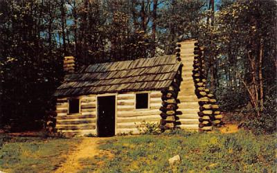 Reconstructed Continental Army Officers' Hut Morristown, New Jersey Postcard