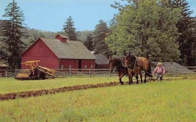 Fosterfields is a living historical farm Morris Township, New Jersey Postcard