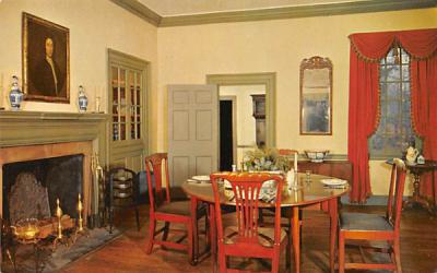 Mrs. Ford's Living Dining Room Morristown, New Jersey Postcard