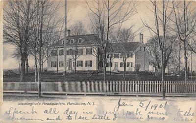 Washington's Headquarters Morristown, New Jersey Postcard