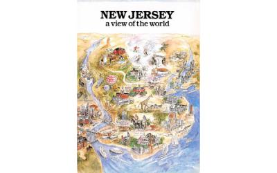 New Jersey a view of the world Postcard