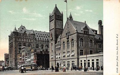 Board Street, from Park Newark, New Jersey Postcard