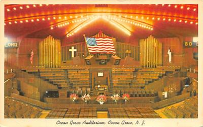 Ocean Grove Auditorium New Jersey Postcard