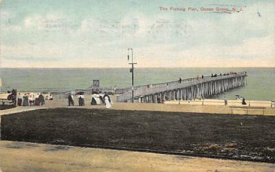 The Fishing Pier  Ocean Grove, New Jersey Postcard