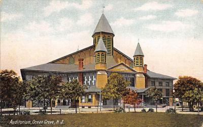 Auditorium  Ocean Grove, New Jersey Postcard