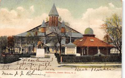 Auditorium Ocean Grove, New Jersey Postcard