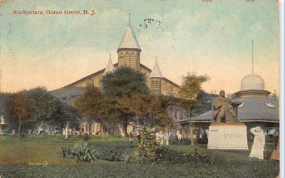 Auditorium Ocean Grove, New Jersey Postcard