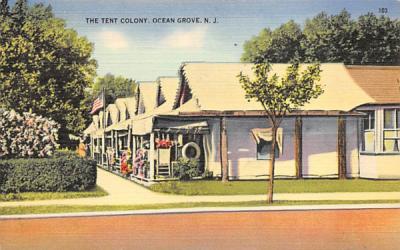 The Tent Colony Ocean Grove, New Jersey Postcard