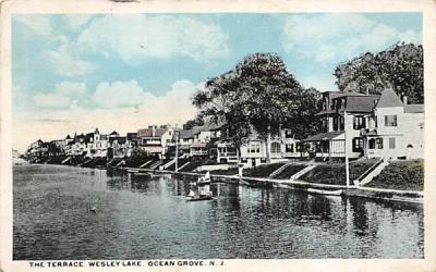 The Terrace, Wesley Lake Ocean Grove, New Jersey Postcard