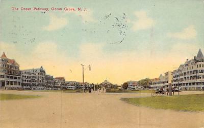 The Ocean Pathway Ocean Grove, New Jersey Postcard