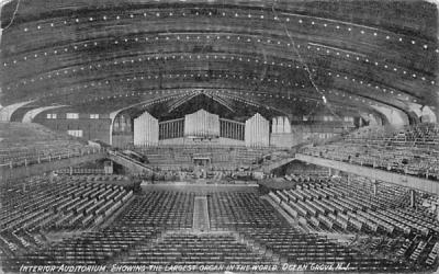 The Largest Organ in the World Ocean Grove, New Jersey Postcard