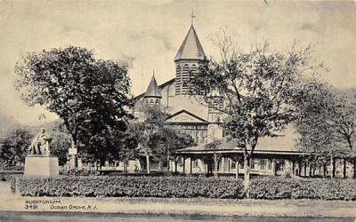 Auditorium Ocean Grove, New Jersey Postcard