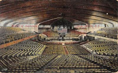 Interior of Auditorium Ocean Grove, New Jersey Postcard