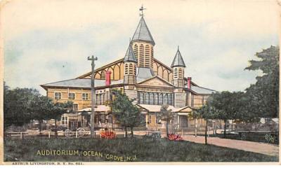 Auditorium Ocean Grove, New Jersey Postcard