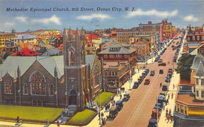 Methodist Episcopal Church Ocean City, New Jersey Postcard