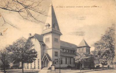 St. Paul's Methodist Church Ocean Grove, New Jersey Postcard