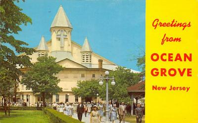 Famous Ocean Grove Auditorium New Jersey Postcard