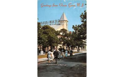 No cars are allowed in Ocean Grove on Sunday New Jersey Postcard