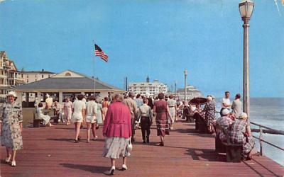 foot of Pilgrim Pathway Ocean Grove, New Jersey Postcard