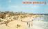 hotels and boardwalk from the south end Ocean Grove, New Jersey Postcard