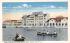 North End Hotel from Wesley Lake Ocean Grove, New Jersey Postcard