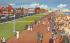 Boardwalk and Ocean Avenue from South End Ocean Grove, New Jersey Postcard