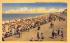 Boardwalk Beach and Ocean Ocean Grove, New Jersey Postcard