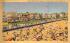 South End Bathing Beach and Board Walk Ocean Grove, New Jersey Postcard