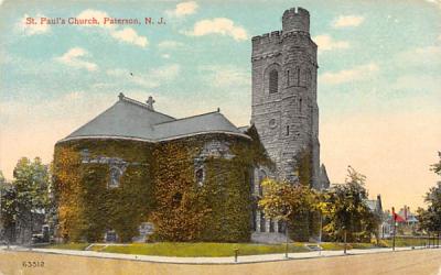 St. Paul's Church Paterson, New Jersey Postcard