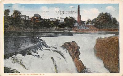 Passaic Falls Paterson, New Jersey Postcard