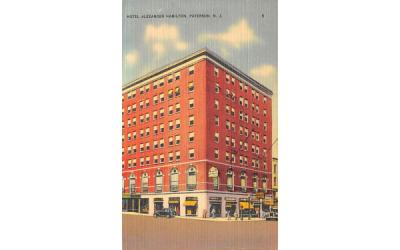 Hotel Alexander Hamilton Paterson, New Jersey Postcard