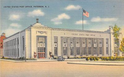 United States Post Office Paterson, New Jersey Postcard