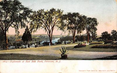 Esplanade at East Side Park Paterson, New Jersey Postcard